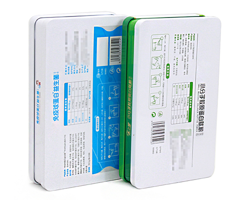 長(zhǎng)方形蛋白粉馬口鐵盒包裝_醫(yī)藥保健品粉末鐵盒廠(chǎng)家定制